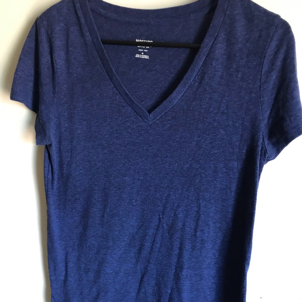 Navy Blue V Neck